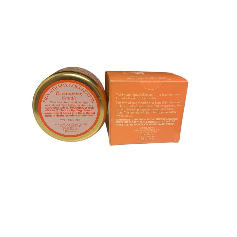 MARY KAY Private Spa Collection Revitalizing Candle, NEW - Picture 3 of 3